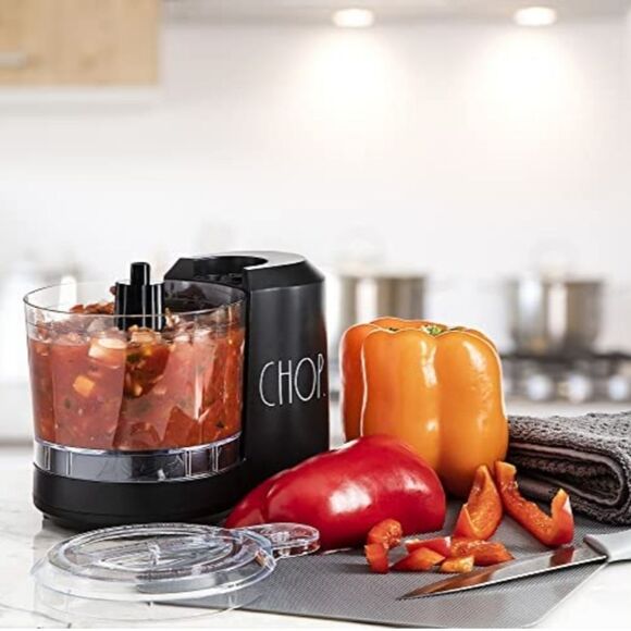 RAE DUNN Mini Electric Food Chopper 100 Watt Power - Picture 3 of 16